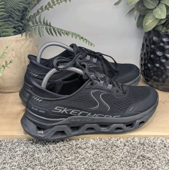 Skechers Women's Size 8 Glide-Step Atlus Hands Free Slip-ins Sneaker Shoes - Picture 3 of 8